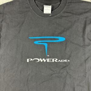 Vintage Powerade Shirt Size XL Y2K Gildan Ultra Cotton 23x29